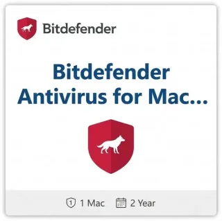 Bitdefender Antivirus for Mac — 1 Mac, 2 Years Bitdefender Antivirus for Mac — 1 Mac, 2 Years digital product key - original one-time purchase for Windows, digital delivery by email | Maventech
