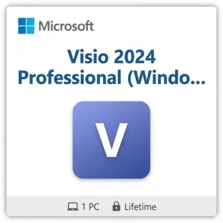 Microsoft Visio 2024 Professional (Windows PC) Microsoft Visio 2024 Professional (Windows PC) digital product key - original one-time purchase for Windows, digital delivery by email | Matrix UIUX