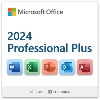 Microsoft Office 2024 Professional Plus (Windows) Microsoft Office 2024 Professional Plus (Windows) digital product key - original one-time purchase for Windows, digital delivery by email | Matrix UIUX