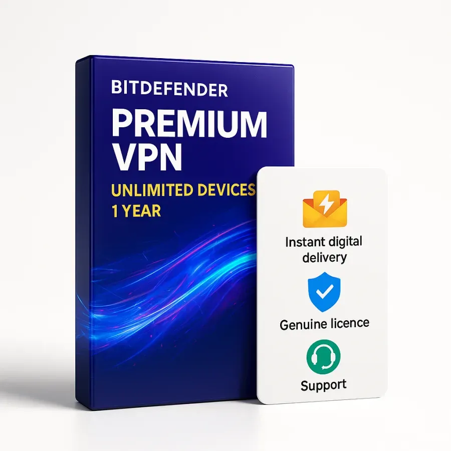 Bitdefender Premium VPN — Unlimited Devices, 1 Year — view 2